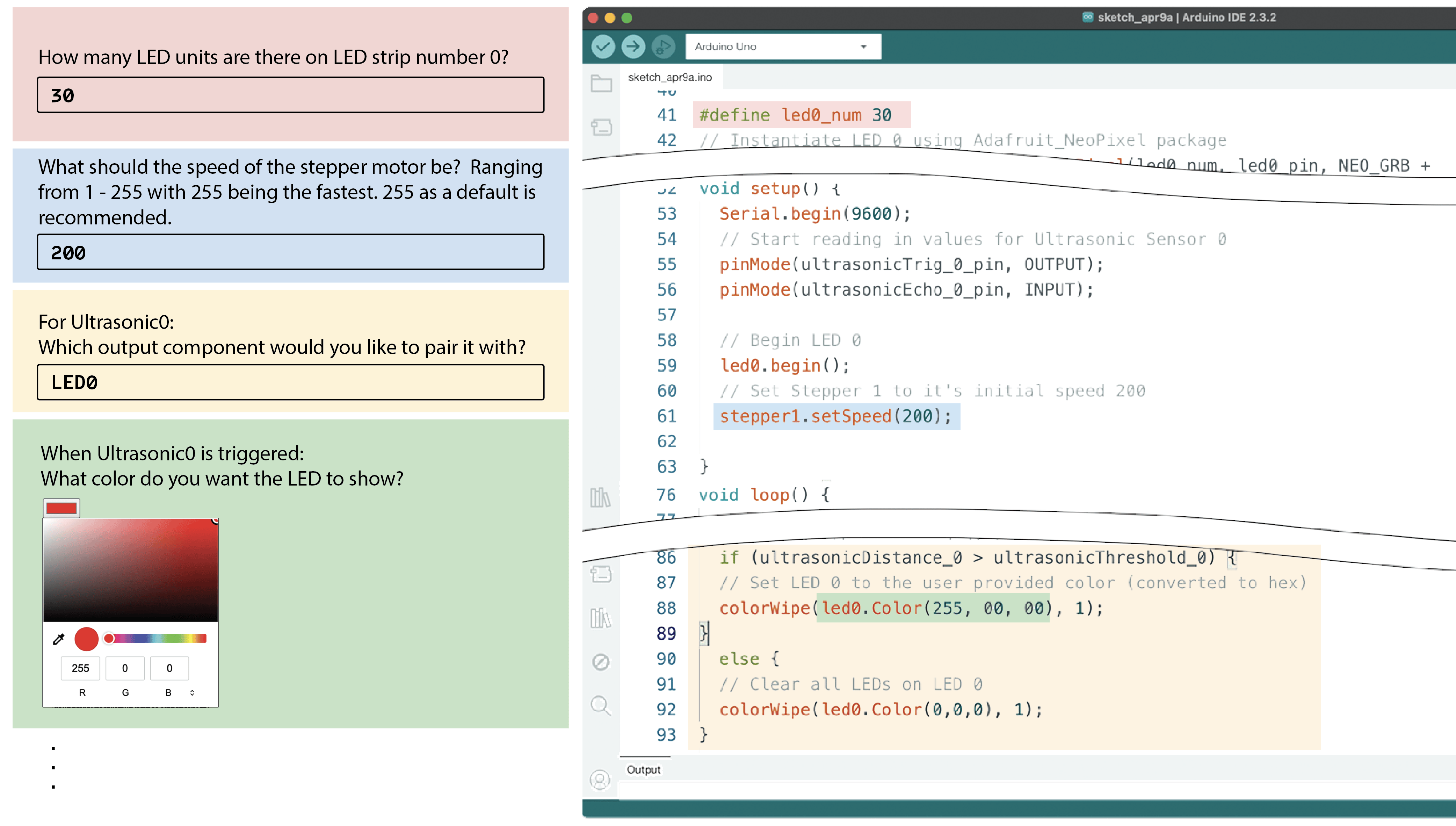 CodePlate: Structured Natural Language Interactions for Arduino Programming Tasks